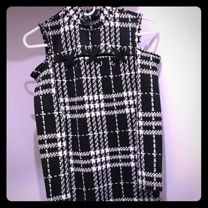 Venus cold-shoulder sweater dress